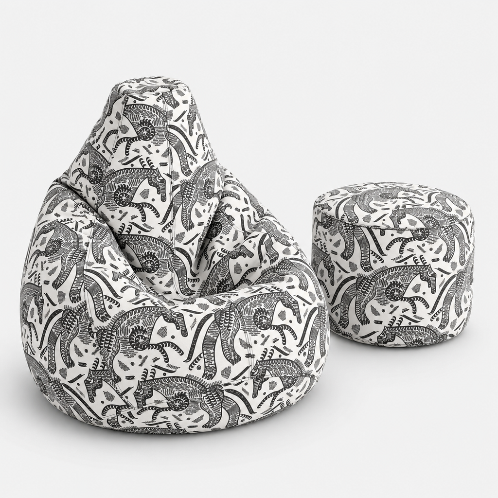 Safari Sketch Bean Bags