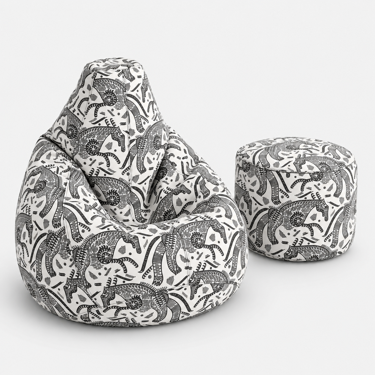 Safari Sketch Bean Bags