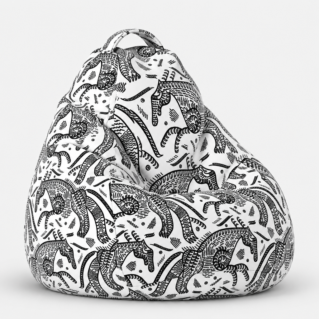 Safari Sketch Bean Bags