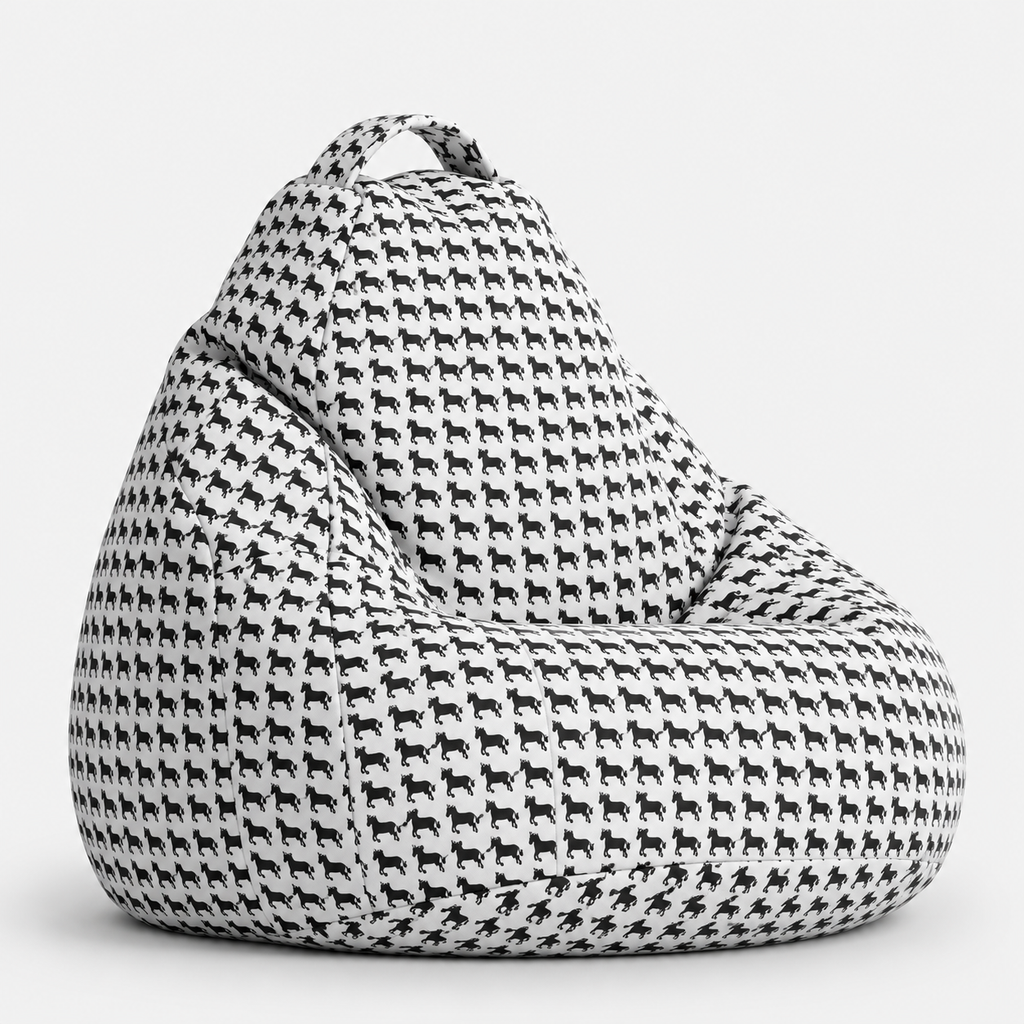 Classic Houndstooth Bean Bags