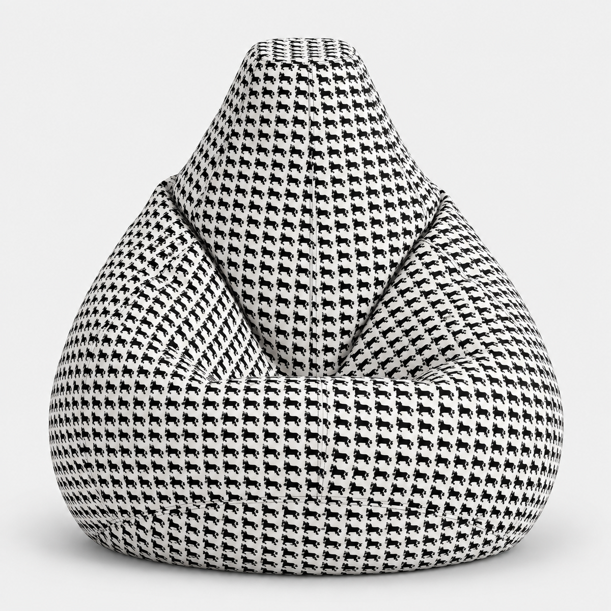 Classic Houndstooth Bean Bags
