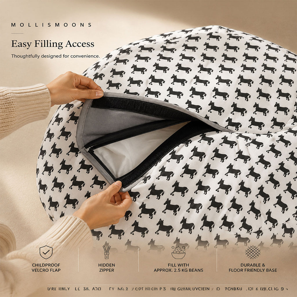 Classic Houndstooth Bean Bags