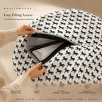 Classic Houndstooth Bean Bags
